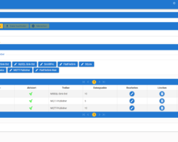list of all active sink drivers